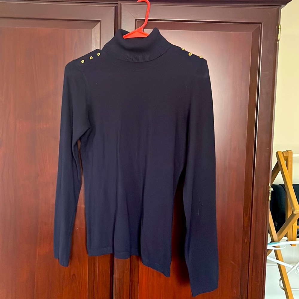 Navy Blue Turtleneck